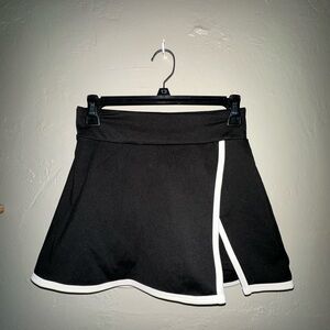Pacsun Black Skort with White Trim